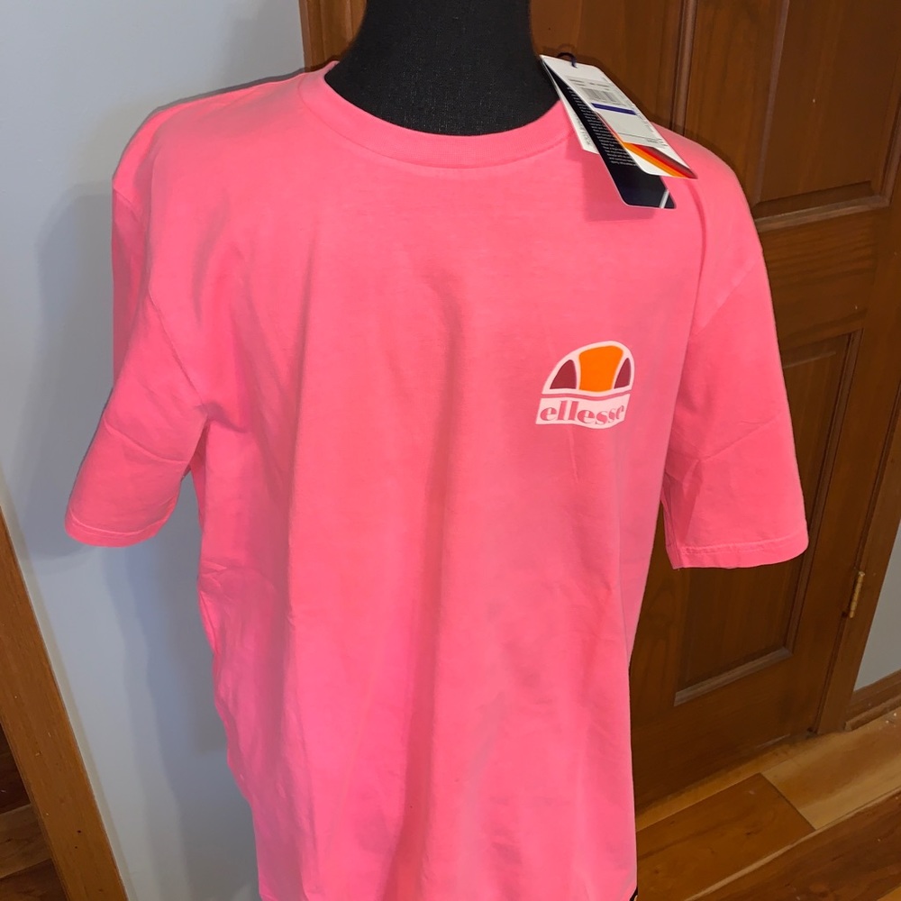 Ellesse Neon Pink Men’s Shirt Size XL NWT